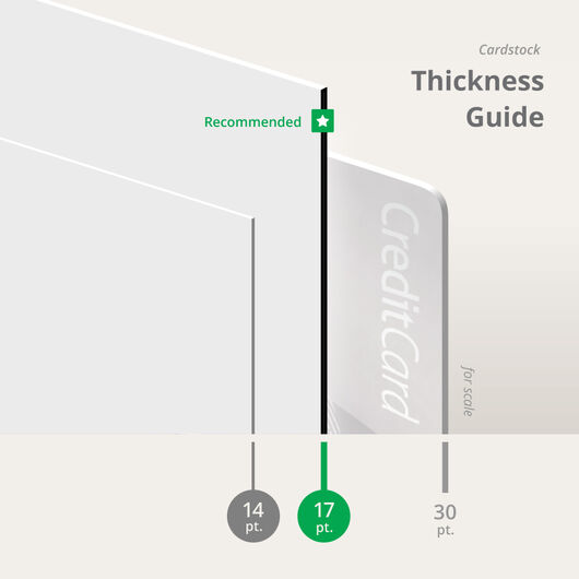 Appointment Card Thickness
