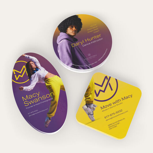 Die Cut Business Cards