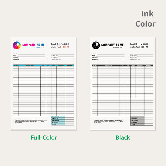 Ink Colors