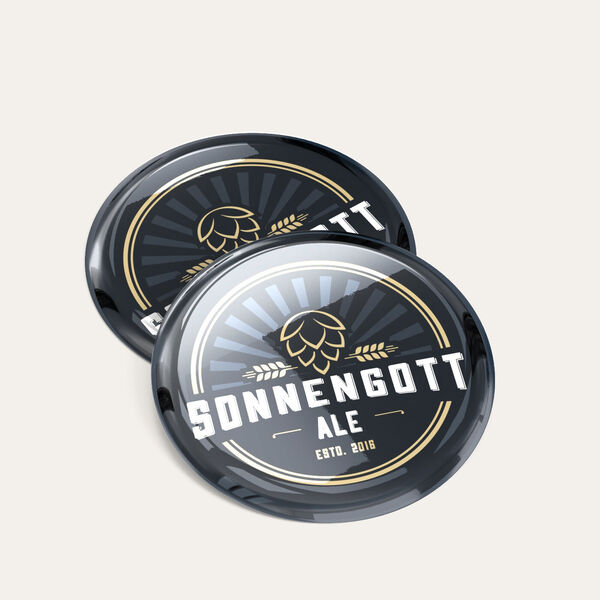 3D Domed Labels