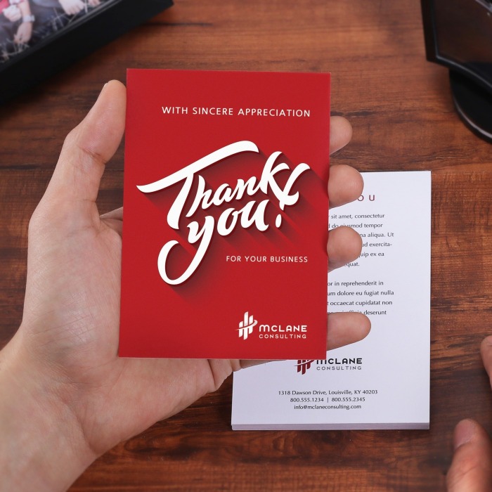 Custom Thank You Card