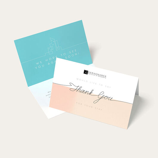 Folded Thank You Cards