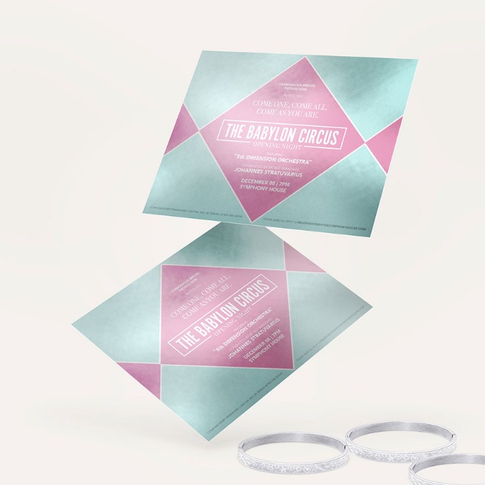 Metallic Invitations