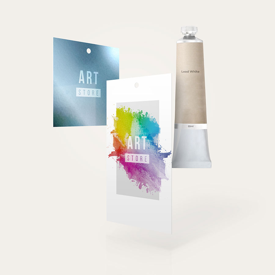 Metallic Hang Tags