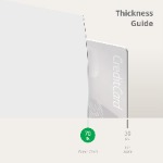 Metallic Stickers Thickness