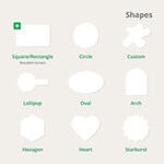 Roll Labels Shapes